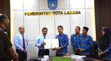Pemko Langsa Dan Kejari Laksanakan Penandatanganan Kerjasama Bidang Perdata dan Tata Usaha Negara