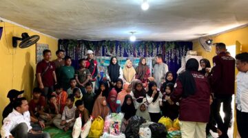 PMI Kota Langsa Dan Relawan Edukasi Gempa Bumi Dan Berbagi Donasi.