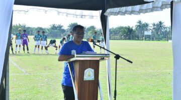 WABUP ACEH TAMIANG BUKA PRA PORA IV SEPAKBOLA GRUP D