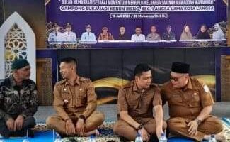Walikota Langsa : Alhamdulillah bisa Bersilahturami dengan Warga Sukajadi Kebun ireng pada kegiatan Muhibbah Majelis Ta’ Lim.
