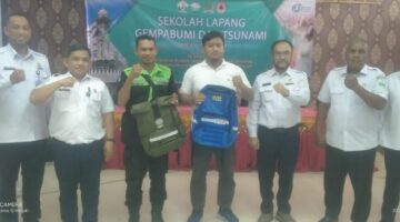 BMKG Gelar Sekolah Lapang Gempa Bumi Dan Tsunami Di Bireuen.