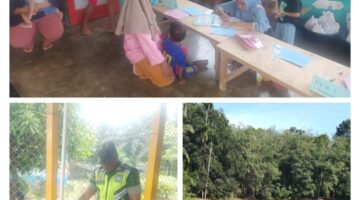 Babinsa kegiatan Binter Koramil 02/Karang baru ,Senin 28 Juli 2025