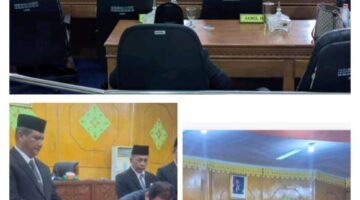 Rapat Paripurna DPRK Aceh Tamiang Penyampaian Pendapat Akhir Fraksi Fraksi