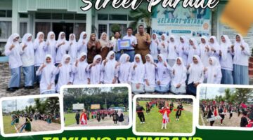 SMK N 3 Langsa Raih Juara 3 Street Parade Di Ajang Drumband Competition ke V 2025 Di Aceh Tamiang
