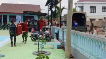 TNI Satgas Gulbencal Rehabilitasi SD Negeri Sungai Liput, Wujud Nyata Kepedulian terhadap Pemulihan Pendidikan di Aceh Tamiang