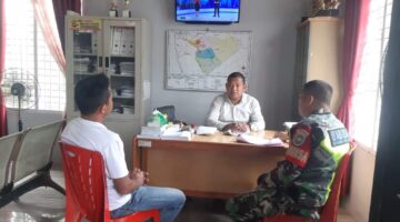 Babinsa Paya Bedi Lakukan Puldata Ter Bersama Perangkat Desa