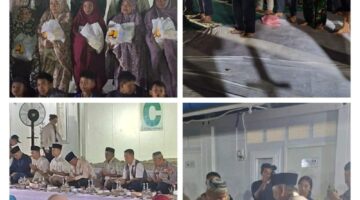 Menteri Pekerjaan Umum (PU) RI Sahur Dan Sholat Subuh Bersama Warga Yang Menempati Huntara Dua.