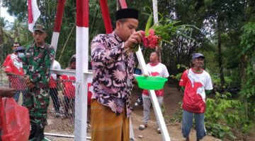 Tradisi Peusejuek tandai selesainya Pembangunan Jembatan Garuda Desa Teungoh, Kab. Aceh Utara