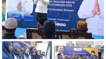 NasDem Bireuen Salurkan Bantuan untuk Kader Terdampak Bencana, “Ayah Fud Ajak Perkuat Solidaritas”