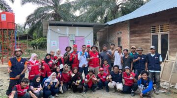 PMI Aceh Tamiang Resmikan 2 Unit MCK dan Sumur Bor di Desa Sekrak Kiri