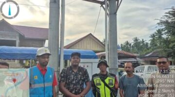 Jaringan Listrik Di Gampong Salah Sirong Jaya Jeumpa Bersinar Kembali