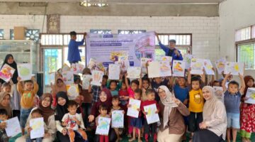 Pulihkan Senyum Anak Pasca-Banjir: Dosen Universitas Samudra Gelar Trauma Healing di Desa Geudham