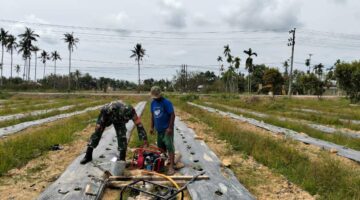 Pererat Sinergitas, Babinsa Koramil 09/Banda Mulia Komsos Dengan Perangkat Desa