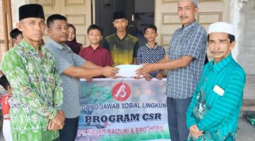 PT,Fajar Baijuri Santuni 25 Yatim/Piatu Desa Babah Rot Kecamatan Tadu Raya Kabupaten Nagan Raya Di 24 Ramdhan 1447 H