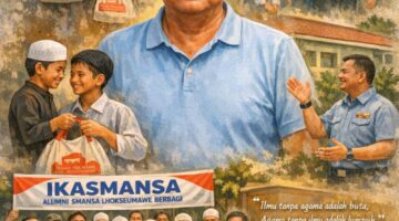 Marsekal Muda TNI (Purn) Fachri Adamy Ajak Alumni SMANSA Lhokseumawe Perkuat Kepedulian Sosial