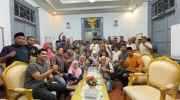 Bupati dan Wakil Bupati Bireuen Silaturahmi dengan Wartawan Menjelang Idul Fitri.