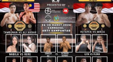 JFC Season 2: Indonesia vs Malaysia Akan Memperebutkan Sabuk Bapak Gubernur Sumut, Hadirilah dan Dukung Bareng!