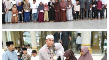 Tim 1 Safari Ramadhan Pemkab Bireuen, Buka Puasa Bersama Puluhan Anak Yatim dan Masyarakat di Masjid Besar Al -Ikhlas Cotbatee