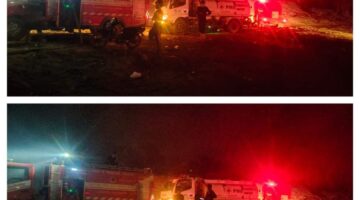 Respon Cepat Tim Distribusi Air Bersih PMI Aceh Tamiang Bantu Pemadaman Kebakaran di Kota Lintang