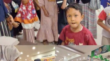 Hj Faridah Adam Beli Baju Baru Lebaran untuk Pengungsi Banjir di Bireuen