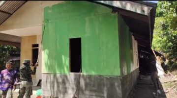 Kodim 0102/Pidie Rehab Rumah Lansia di Tangse, Progres Capai 95 Persen