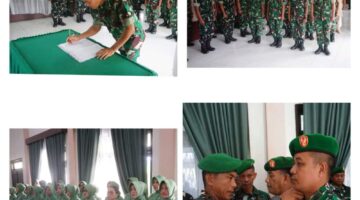 Dandim 0117/Aceh Tamiang Pimpin Tradisi Penerimaan Warga Baru