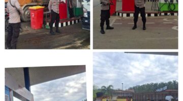 Polres Aceh Tamiang Berikan Pengamanan di SPBU Guna Antisipasi Gangguan Kamtibmas