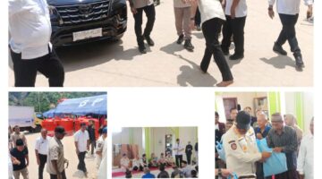 Camat Sekerak Dampingi Mendagri ke Desa Lubuk Sidup dan Desa Sekumur