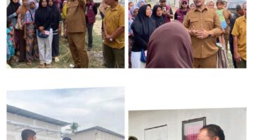 Bupati Aceh Tamiang Tinjau Huntara dan Huntap serta Salurkan Sembako bagi Warga Terdampak Bencana