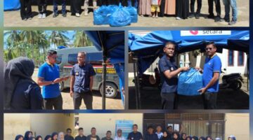 Lapas Bireuen Salurkan Bantuan Kerudung Dari Menteri Imipas Bagi Korban Banjir Kabupaten Bireuen