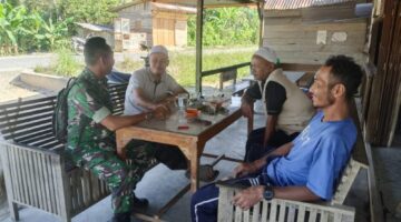 Manfaat Warung Kopi, Babinsa Komsos Dengan Warga Binaan