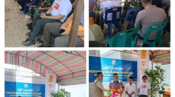Soft Launching Penyerahan Huntara bagi 163 KK Warga Terdampak Bencana di Lubuk Sidup Aceh Tamiang