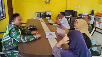 Aktif Bersama Perangkat Desa, Menjadikan Hubungan Kerja Yang Baik Antar Babinsa Dengan Aparat Desa
