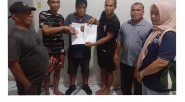 Polsek Karang Baru Fasilitasi Restorative Justice, Tersangka dan Korban Penganiayaan Berdamai.