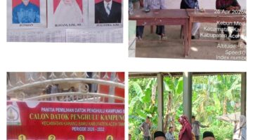 Pildatok Serentak di Karang Baru: 4 Desa Pilih Datok Baru, Ini Nama Pemenang Periode 2026-2031