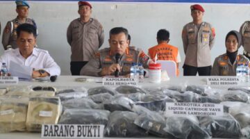 Satres Narkoba Deliserdang Gagalkan Peredaran Narkoba Jaringan Malaysia