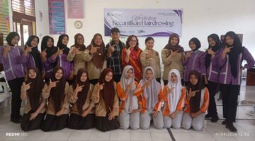 Workshop Kecantikan Hairdressing SMK Negri 3 Langsa Oleh Puspita Marta International Beauty School