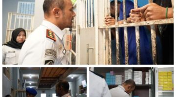 Sapa Warga Binaan Kepala Rutan Kelas I Tangerang Lakukan Pengecekan dan Serap Aspirasi