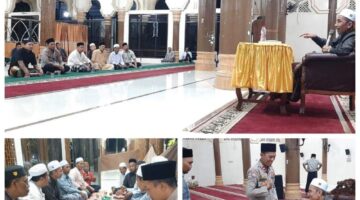 Pengajian Rutin Jadi Ruang Silaturahmi Polsek Pantee Bidari dan Masyarakat