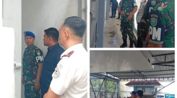 Denpom IM Tinjau Sel Karantina Lapas Kelas IIA Banda Aceh, Perkuat Sinergi Pengawasan