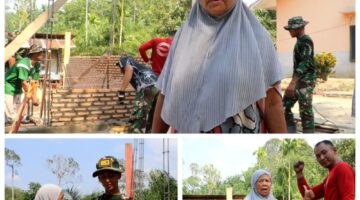 3 Hari Dikerjakan, Rumah Ibu Rugaiyah Sudah Dipasang Kusen