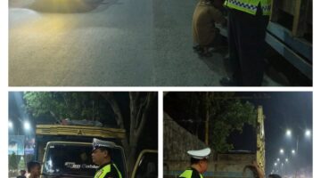Antisipasi Balap Liar dan Kriminalitas, Patroli Blue Light Satlantas Polres Aceh Tamiang Digelar Hingga Dini Hari