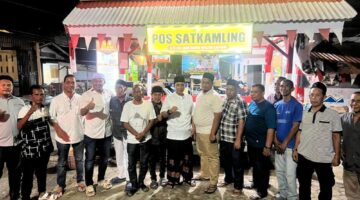 Kapolres Lhokseumawe Tinjau Pos Siskamling Pusong Lama, Dorong Peran Aktif Warga Jaga Kamtibmas
