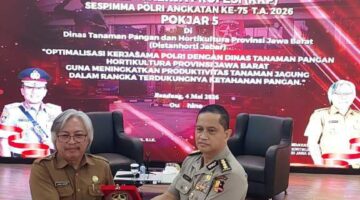 Pokjar V Sespimma Polri Angkatan 75 Gelar KKP di Dinas Tanaman Pangan Jabar, Bahas Ketahanan Pangan Jagung