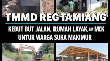 Kebut Pembangunan Desa, Satgas TMMD Reg-128 Aceh Tamiang Rampungkan Box Culvert, RTLH, hingga MCK di Suka Makmur