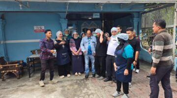 Ketum Rel MBG dan Azis Gagap Tinjau Dapur SPPG Sidorejo Medan Tembung