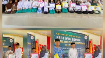 Kabid Pembinaan SMP, Azhari, S.,Pd,.M,Pd Menutup FLS3N SMP Tingkat Kabupaten Bireuen 2026.
