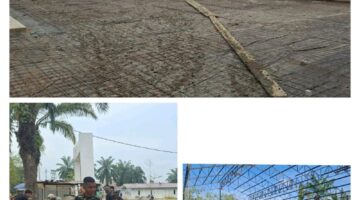 Babinsa Koptu Rahmad Asril Dijambak Aktif Monitoring Pembangunan KDMP Desa Binaan