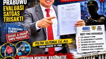 PT PMM Desak Presiden Prabowo Bubarkan Satgas Trisakti Babel, Tuduh Ada Abuse of Power dan Fitnah Publik