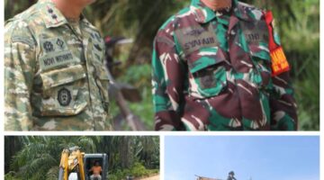 Tiga Wajah TMMD 128 Aceh Timur: Pasang Gorong-Gorong, Bangun Harapan Ibu Mariana, Dansatgas Tekankan Safety First